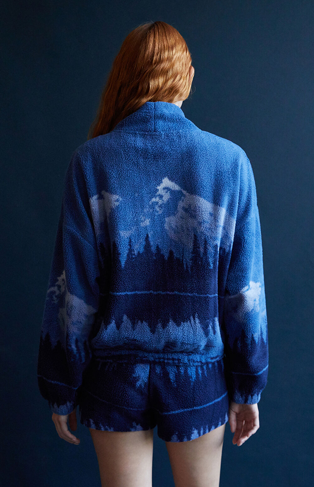 PacSun Scenic Fleece Funnel Neck Sweatshirt PacSun