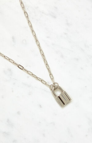 Padlock Necklace image number 2