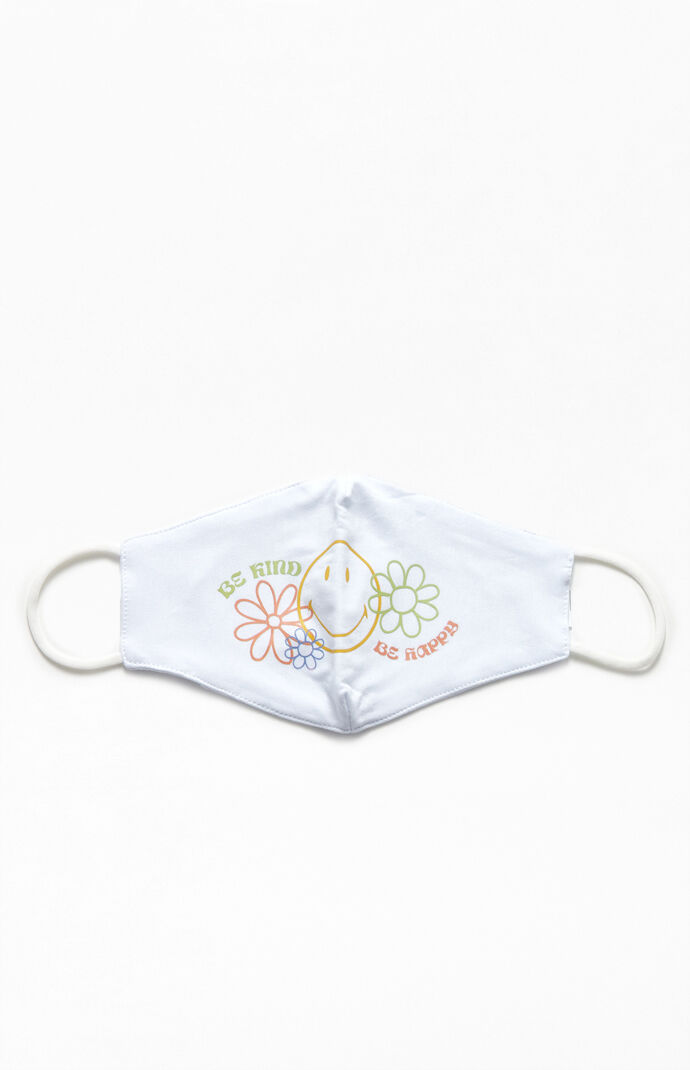Be Kind Be Happy Face Mask
