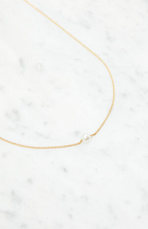 Single Pearl Necklace image number 2