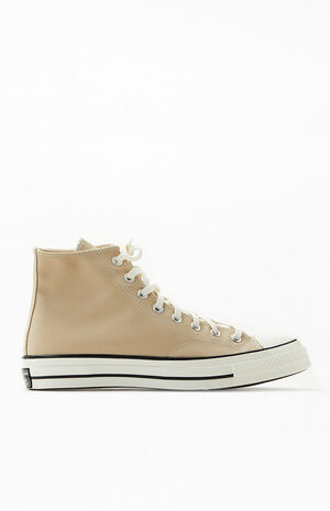 Tan Chuck 70 High Top Shoes image number 1