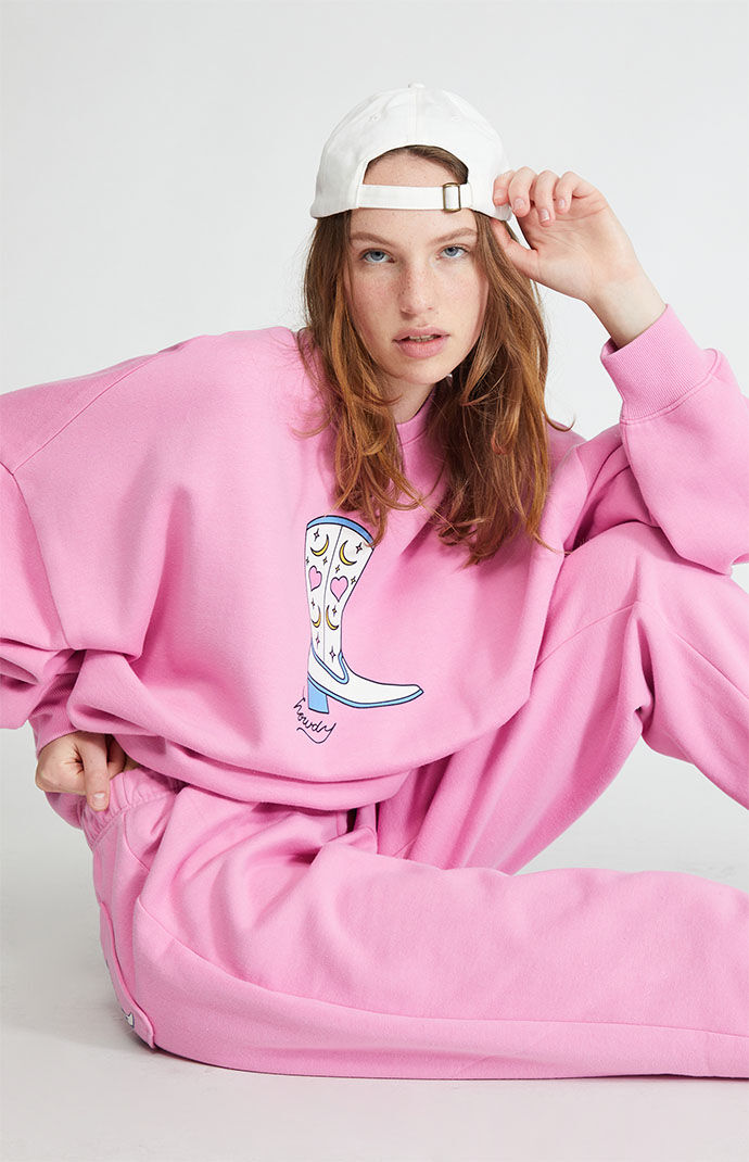 Pink panther top sweatshirt pacsun