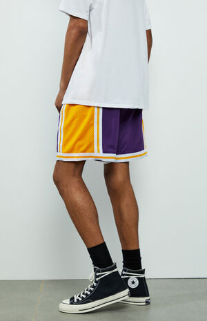 Mitchell & Ness Los Angeles Lakers Swingman Shorts White