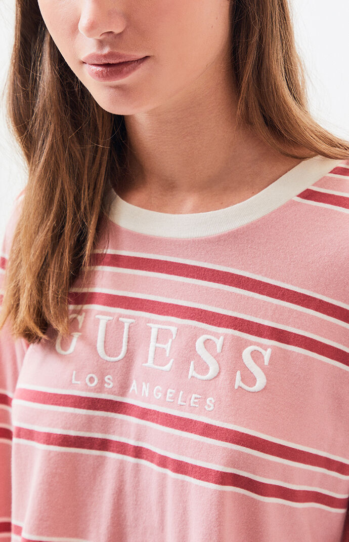 guess t shirt crop top