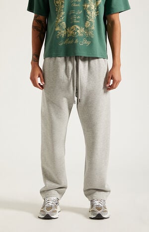 Gray Straight Leg Sweatpants image number 2