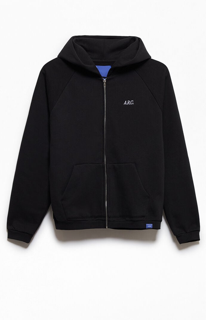 A.R.C. Black Heavyweight Standard Zip Hoodie | Pacsun