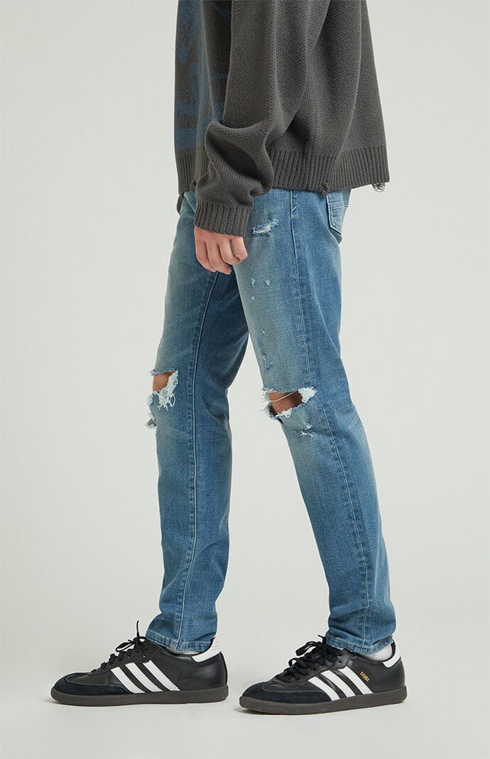 Pacsun Slim Jeans Ripped Medium Indigo