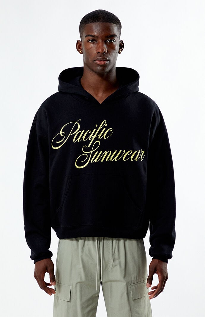 Pacsun black hoodie shop