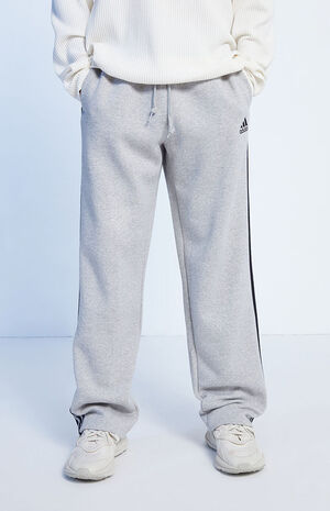 Essentials Fleece Open Hem 3-Stripes Pants