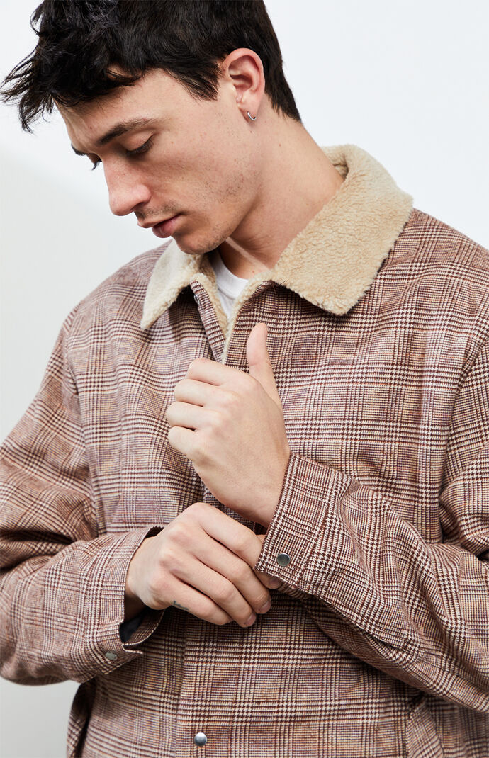 Tan Sherpa Work Jacket