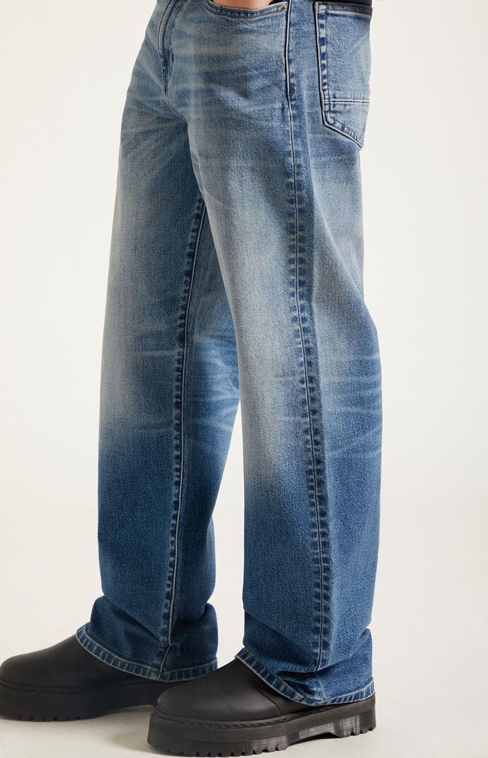 Pacsun Dylan Baggy Jeans Stretch Medium Blue