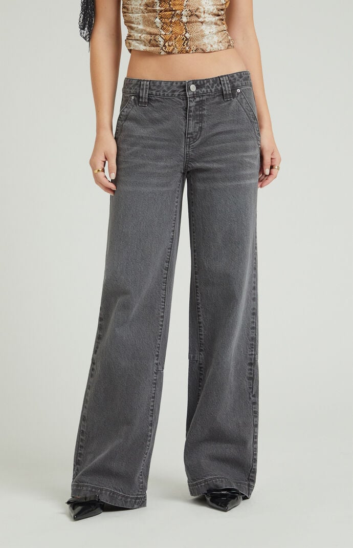 Pacsun Black Low Rise Baggy Pants
