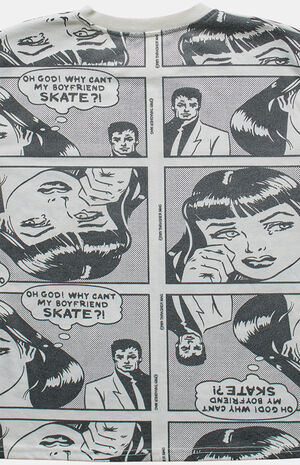 2000s Why Can't My Boyfriend Skate? Graphic T-Shirt image number 2