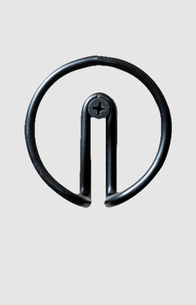 Black Circle Wall Hook