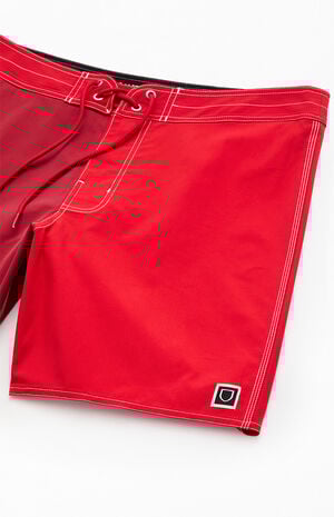 Red Classic 7" Boardshorts image number 4