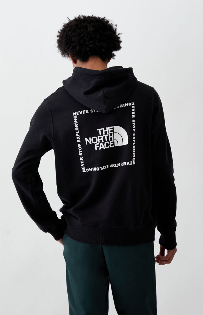 The North Face White Square Hoodie Pacsun