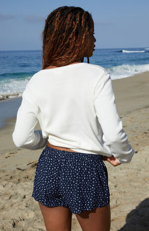 Blue Floral Keira Boxer Shorts image number 4