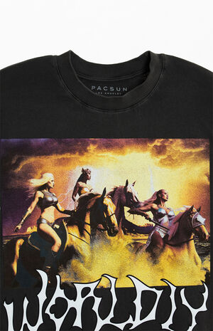 Worldly Oversized Vintage T-Shirt image number 2