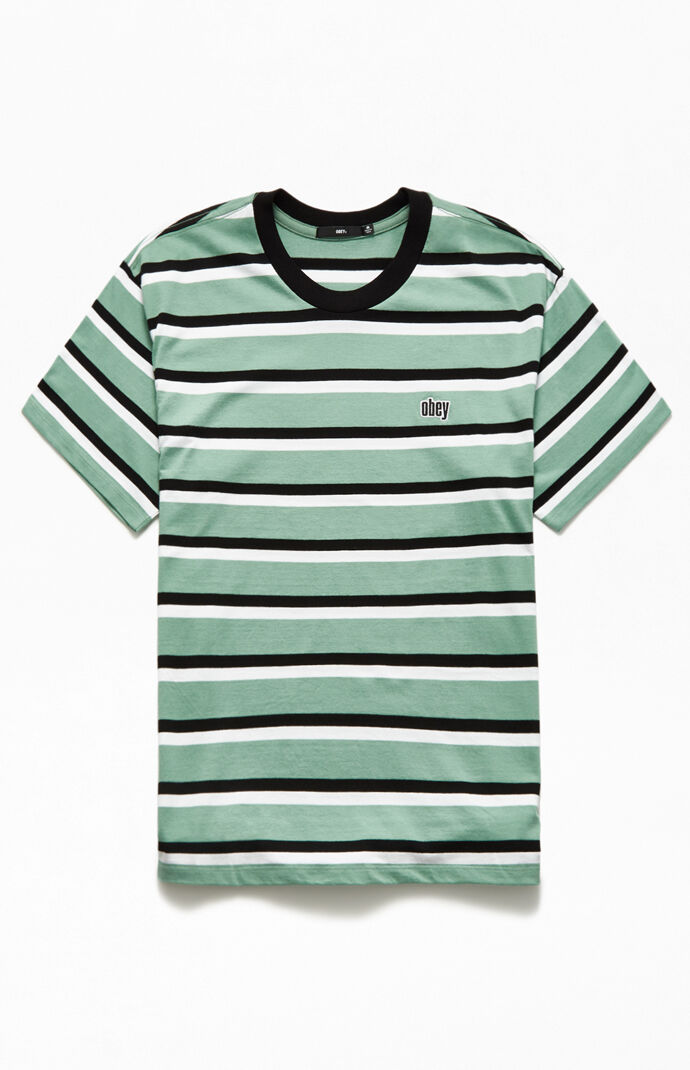 Obey Jeff Classic Striped T-Shirt | PacSun