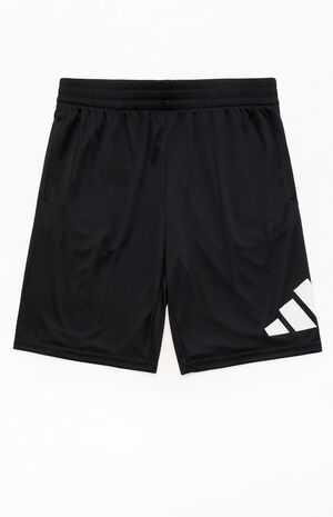 Kids Black Essentials Big Logo Shorts image number 1