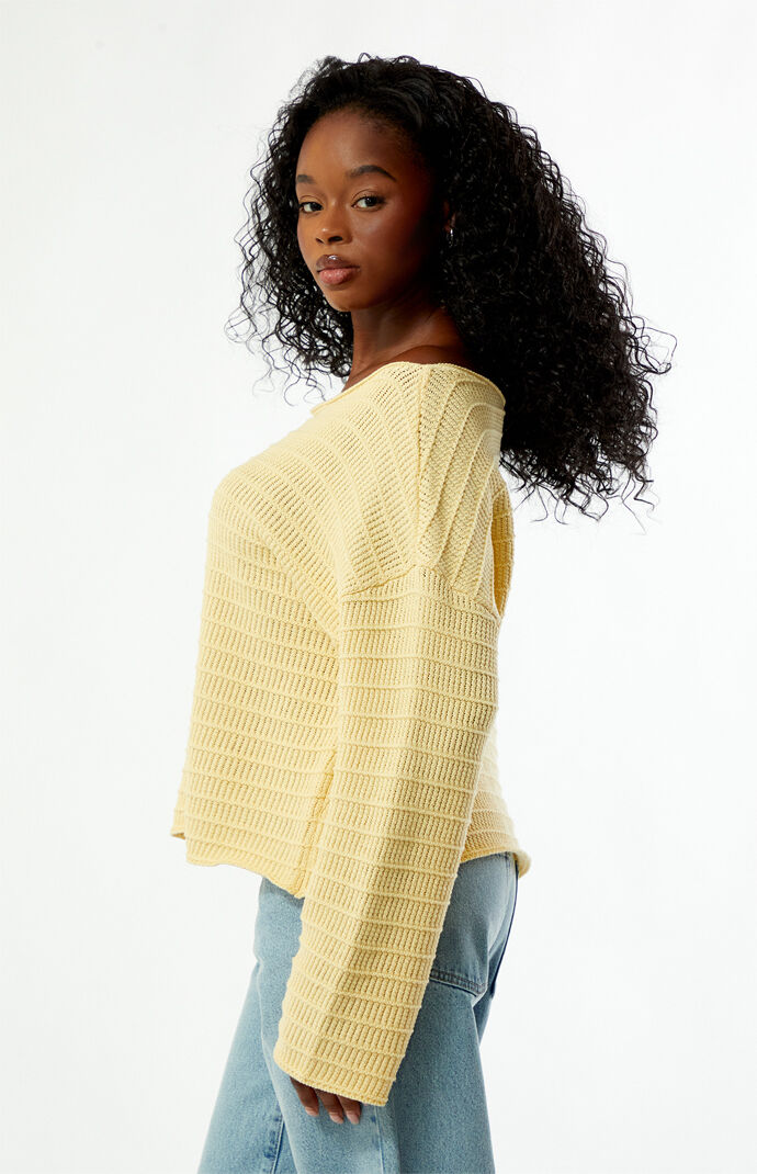 Your Favorite Leni Off-The-Shoulder Sweater | Pacsun