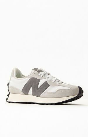 Gray & White 327 Shoes image number 1