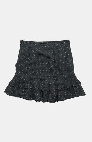 2000s Y2K Black Midi Skirt image number 3