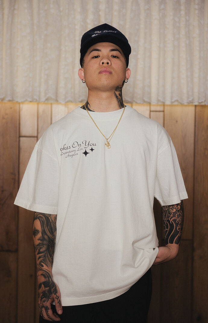 【YOURNUS】Folded Balloon T-shirt T-shirt Round Neck SS Baroque Billionaire