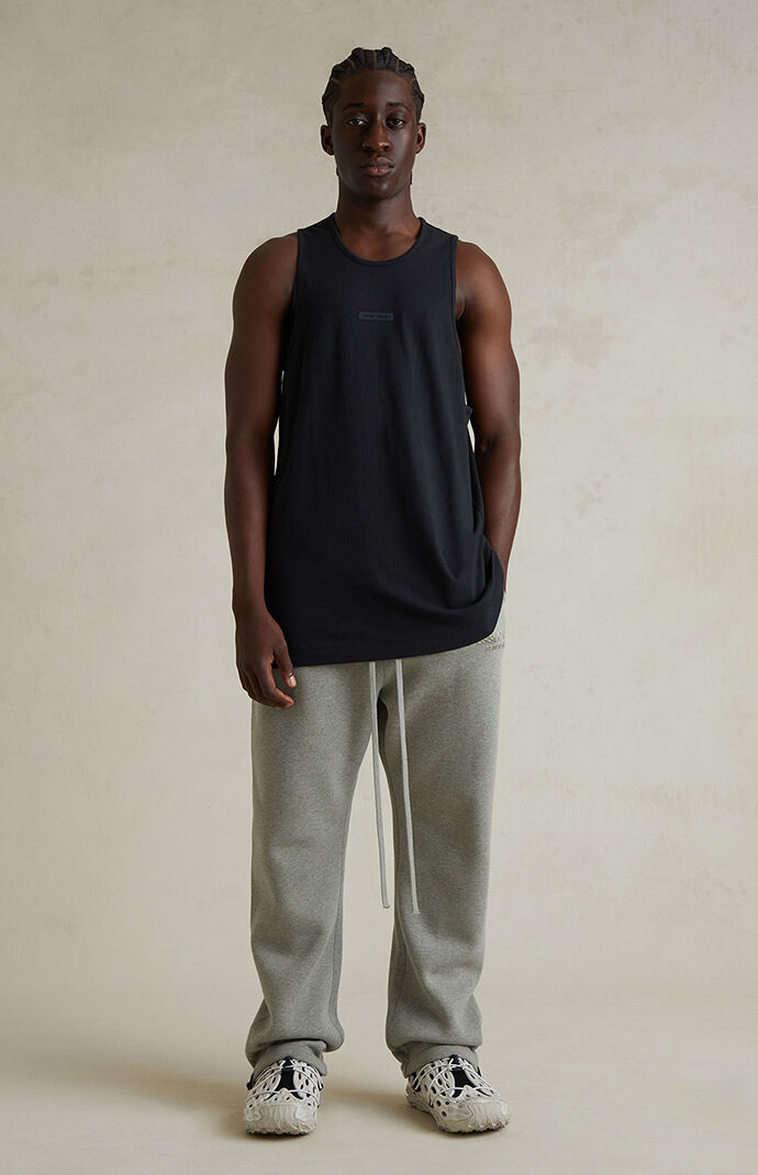 Fear of God ESSENTIALS Jet Black Tank Top | PacSun
