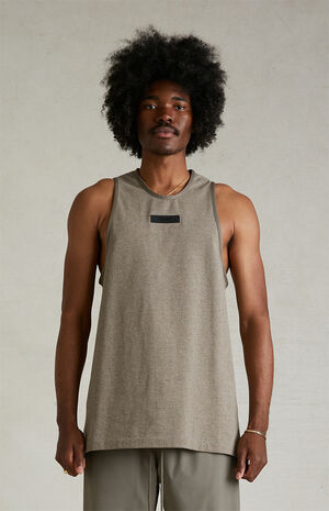 Heather Grey Heavy Tank Top image number 2