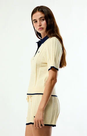 Cable Knit Cali Polo Shirt image number 3