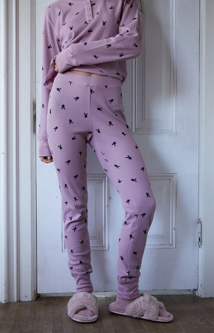 Playboy By PacSun Thermal Pajama Set at