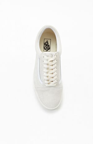 Vans Off White Pig Suede Old Skool Shoes | PacSun