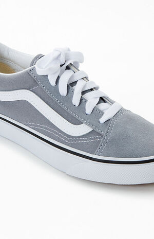 Kids Light Blue Old Skool Shoes image number 6