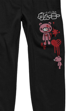 Gloomy Bear Dripping Heart Sweatpants image number 2