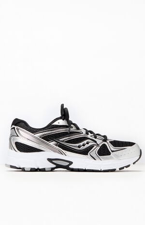 Women's Black & Silver Ride Millennium Sneakers image number 1