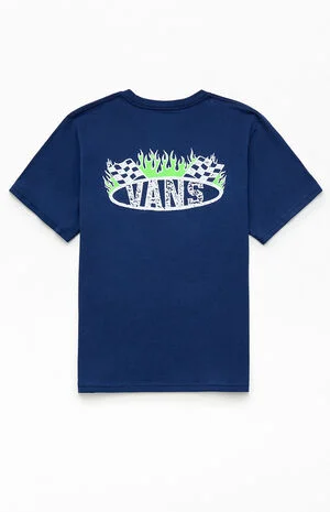 Kids Racing Flames T-Shirt image number 1