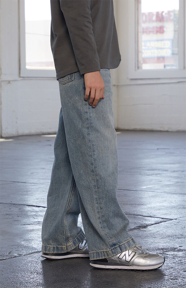 Pacsun Kids Baggy Jeans Indigo Tint