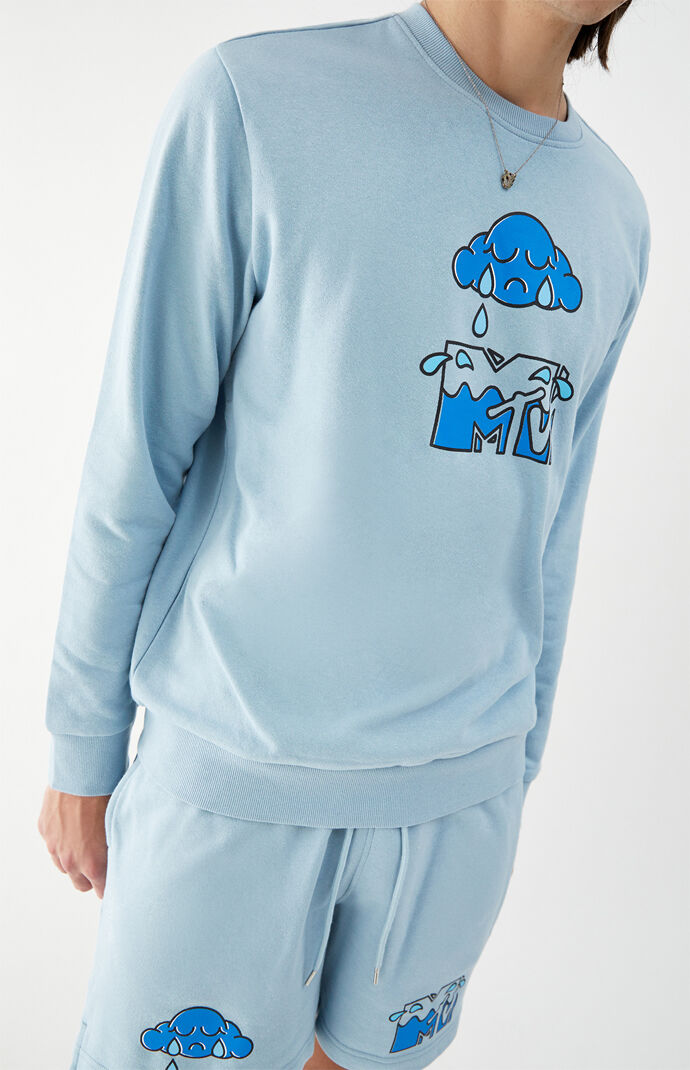 MTV Raindrops Crew Neck Sweatshirt