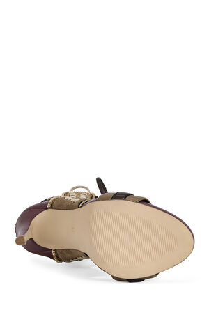 Women's Shainia Western Gladiator Stiletto Heels image number 5