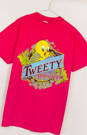 Upcycled Tweety Style T-Shirt image number 2