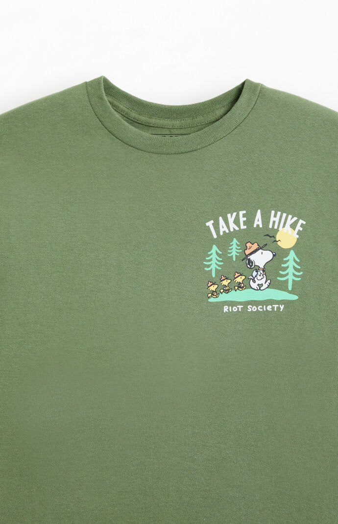 Riot Society Peanuts Snoopy Take A Hike T-Shirt | Pacsun