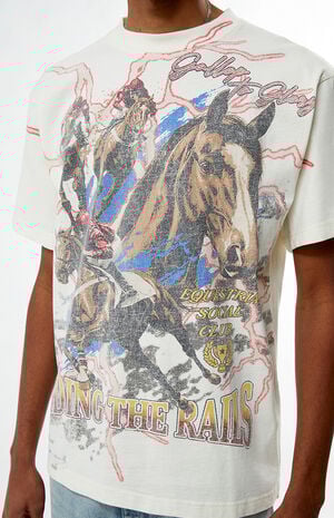 Riding The Rails Oversized T-Shirt image number 2