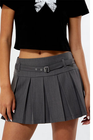 Pleated Mini Skort image number 1