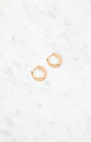 Gold Hoop Earrings image number 2