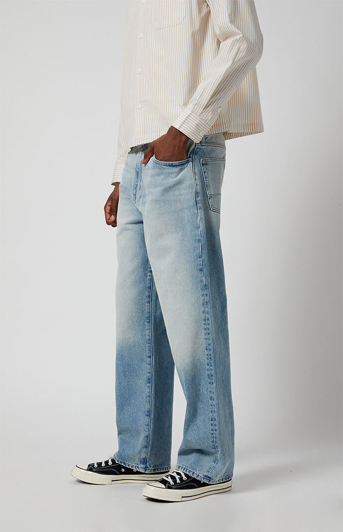 PacSun Light Indigo Baggy Jeans | PacSun