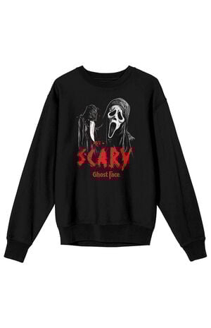 Ghostface Scary Mask Crew Neck Sweatshirt image number 1