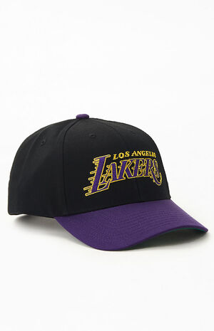 Los Angeles Lakers adidas Flower Logo Retro Strapback Cap Hat