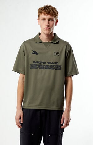 Olive Long Way Home Mesh T-Shirt&nbsp; image number 1