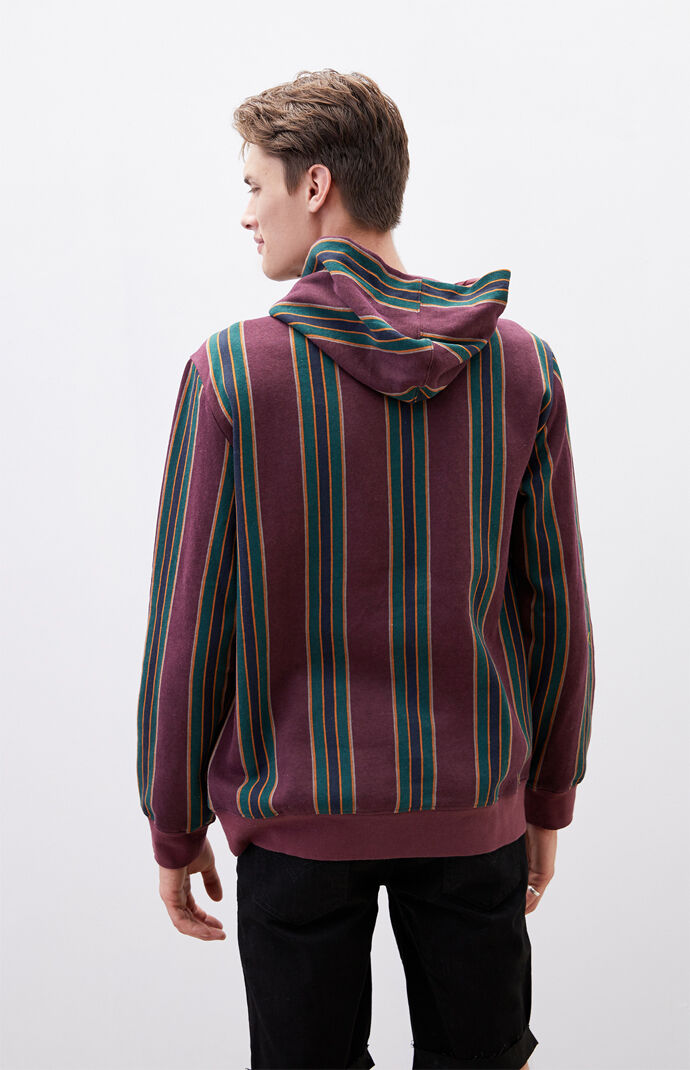 Heartless Striped Oversized Hoodie
